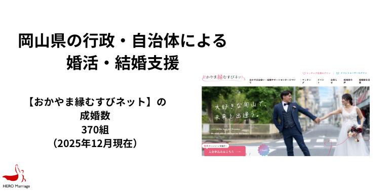 岡山県の行政・自治体による婚活・結婚支援