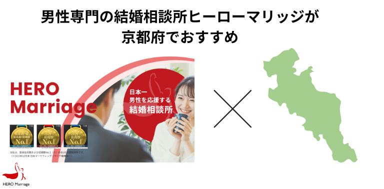 男性専門の結婚相談所ヒーローマリッジが京都府でおすすめ