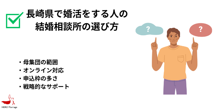 長崎県で婚活をする人の 結婚相談所の選び方